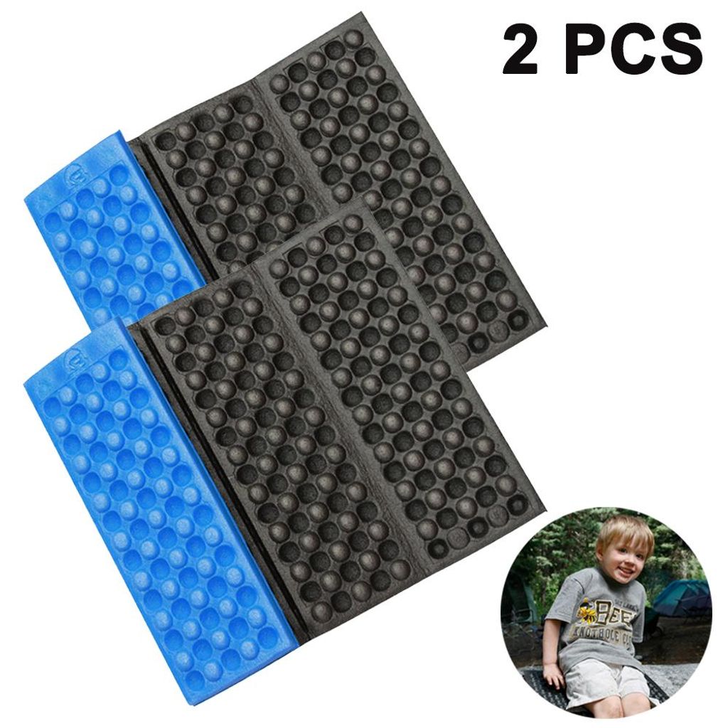 2-teiliges faltbares Sitzkissen, Sitzmatte, Thermokissen, wasserdichte und isolierte Sitzmatte für Outdoor-Camping und Picknick