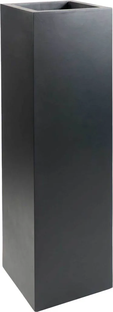 Jardinière Haute en Forme de Colonne Anthracite pour Salon et Bureau