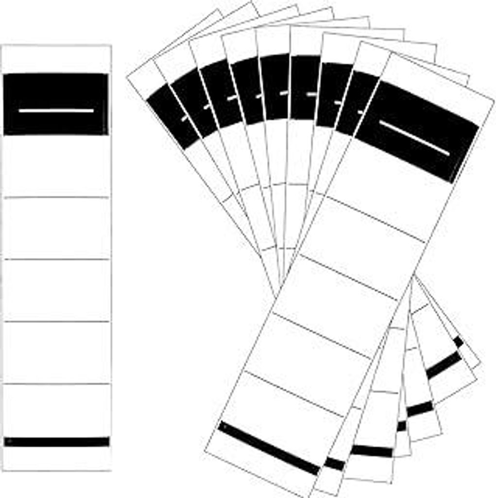 50 Stück Ordnerrücken Selbstklebend,5.4 * 19cm Ordner Rückenschilder selbstklebend Beschriftung,Aufkleber Ordnerrücken selbstklebend breit Etik...