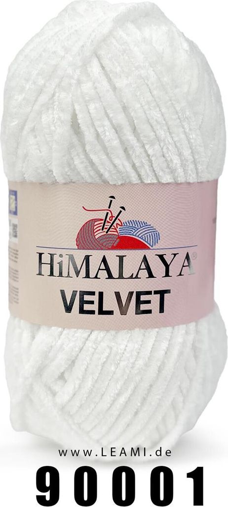 Himalaya Velvet 900-01 Strickgarn Produktbild 1