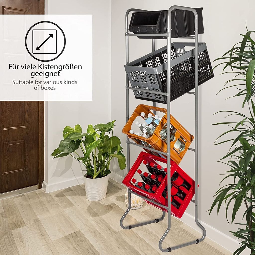 ONVAYA® Universal Kastenständer | 1 Stück | 4 Etagen Produktbild 4