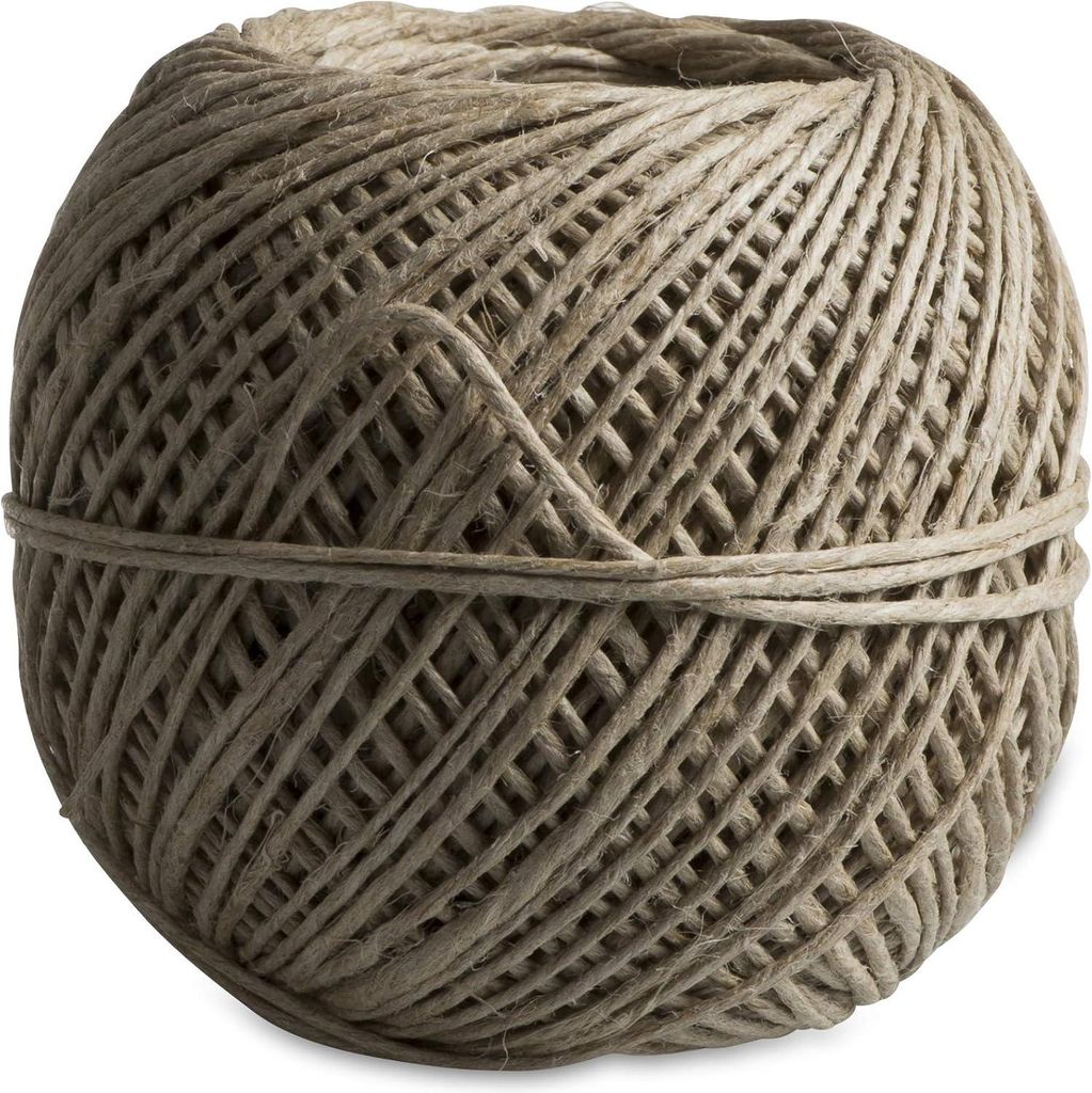 Leinenseil für Bastelarbeiten, Juteseil, Dekoseil, Naturprodukt, 100 m x 1,5 mm
