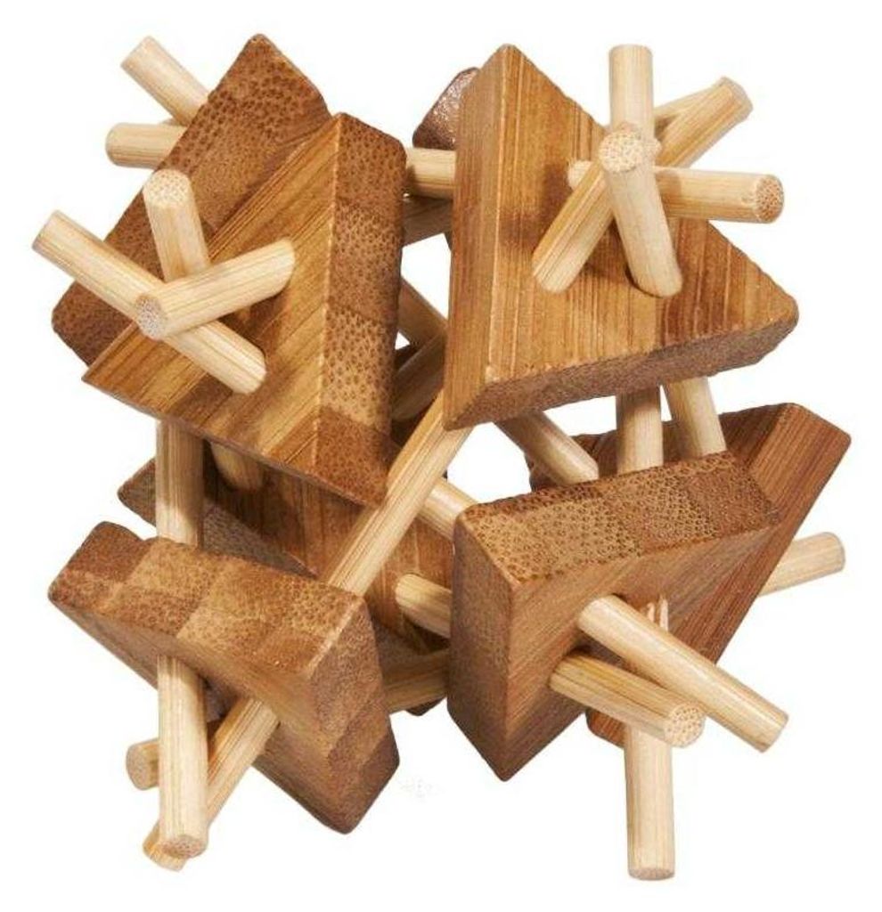 Logikspiel IQ 3D Puzzle Sticks & Dreiecke, Fridolin