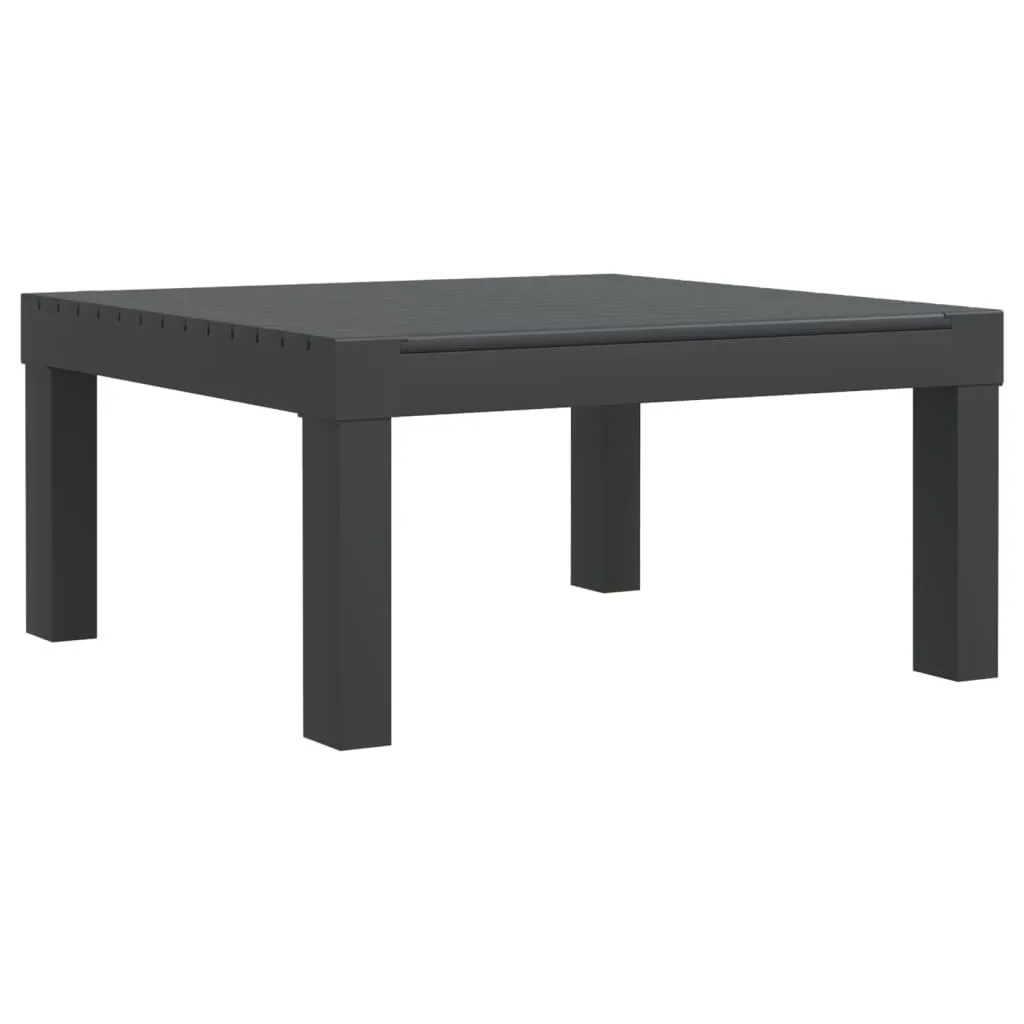 vidaXL Bain de soleil avec coussin Anthracite en PP résistant 190 cm