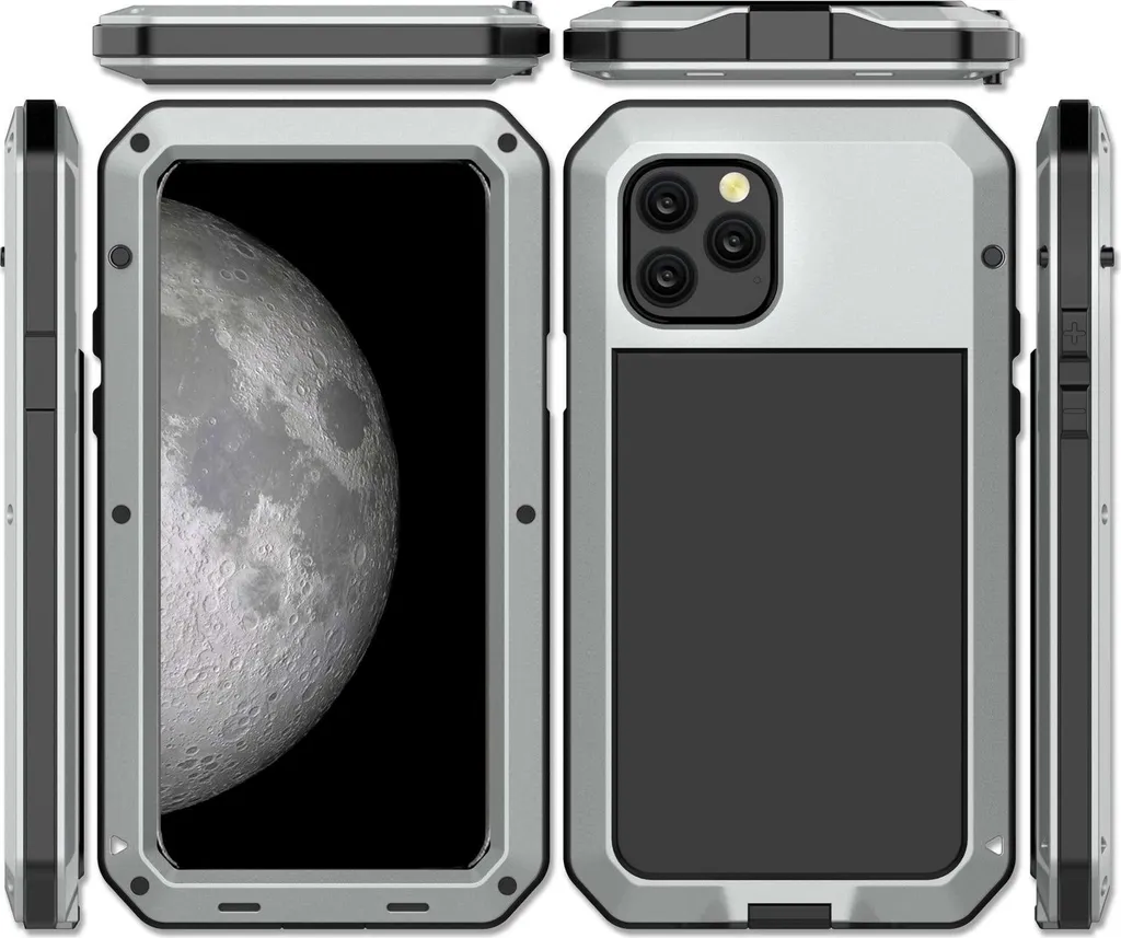 Évitez les casses avec la coque iPhone 17 ZELURXX Métal Argent anti-choc