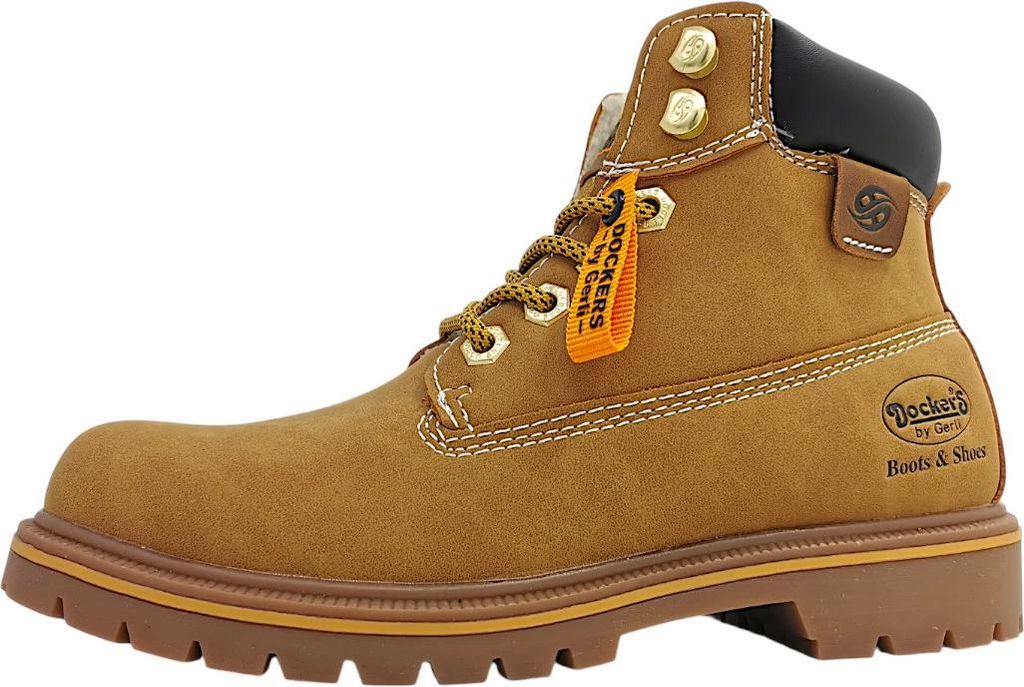 Dockers by Gerli  Damenschuhe Schnürstiefel Beige Freizeit Productafbeelding 