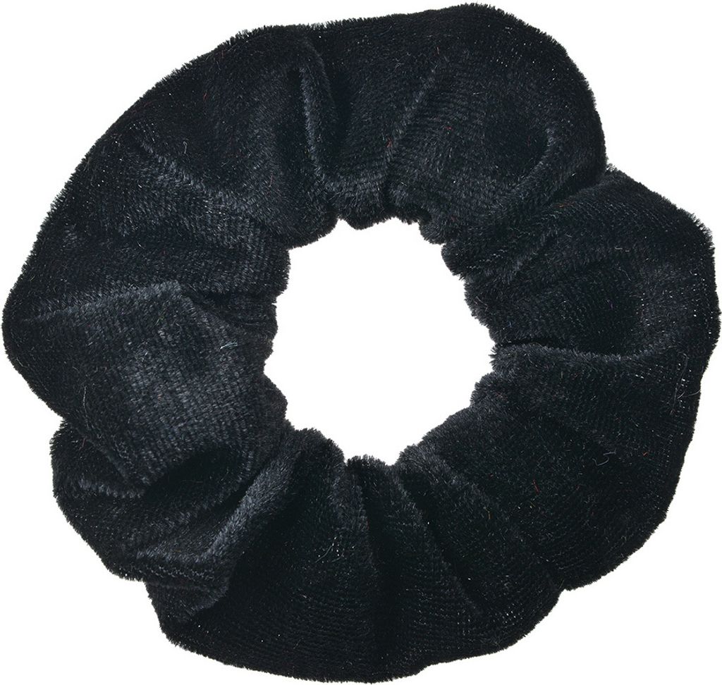 Clayre & Eef Haargummi Ø 10 cm Schwarz Samt