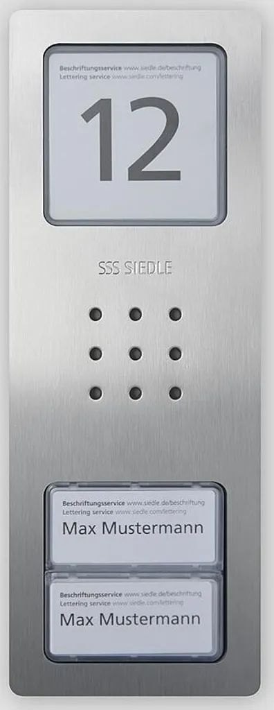 Siedle Portier CA 850-2 E 210008734-00 Platine de rue audio encastrée