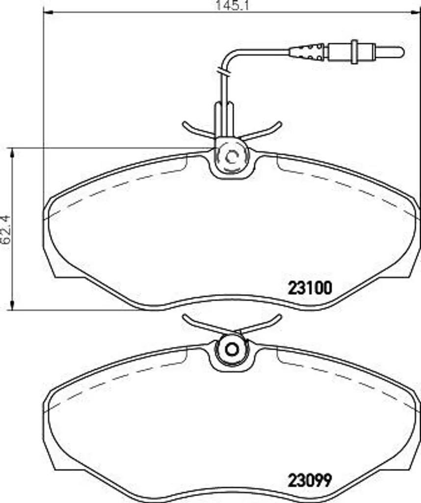 Plaquettes de frein avant HELLA pour Espace III - Sécurité Garantie