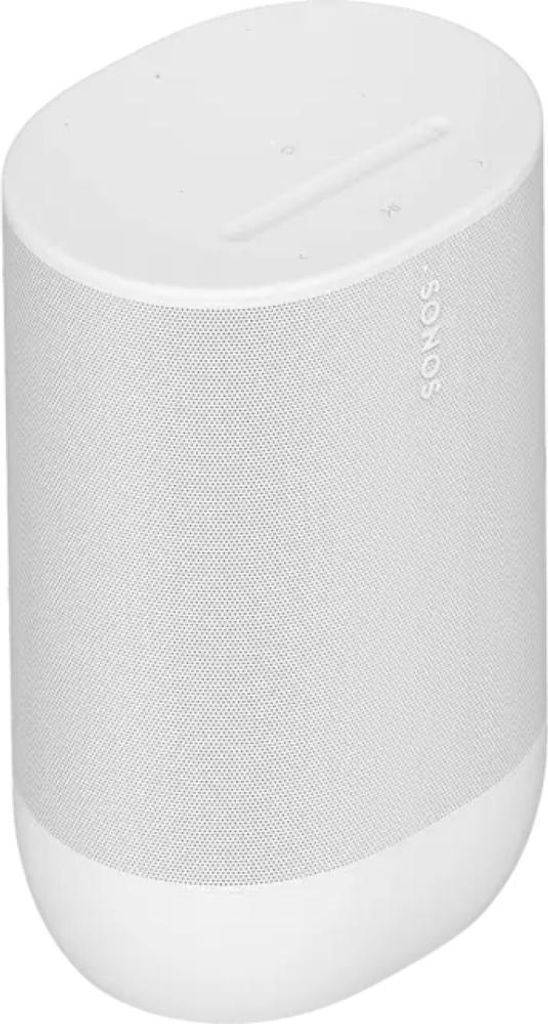 Sonos Move 2 - Verkabelt & Kabellos - USB Typ-C - Tragbarer Stereo-Lautsprecher - Weiß - Berührung - Tropfsicher - Schockresistent - Wasserfest