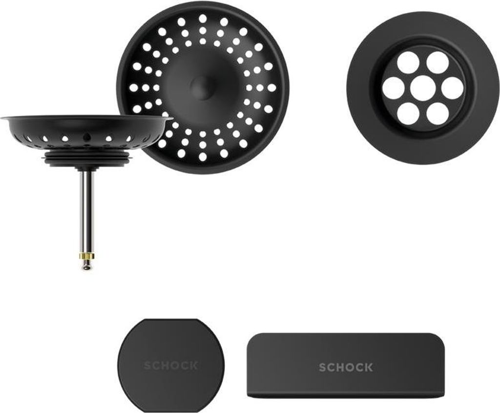 SCHOCK Sichtteile in Puro 400079PUR - Aufwertung für die PREMIUM Ablaufgarnitur 410079CHR ab Baujahr 2024