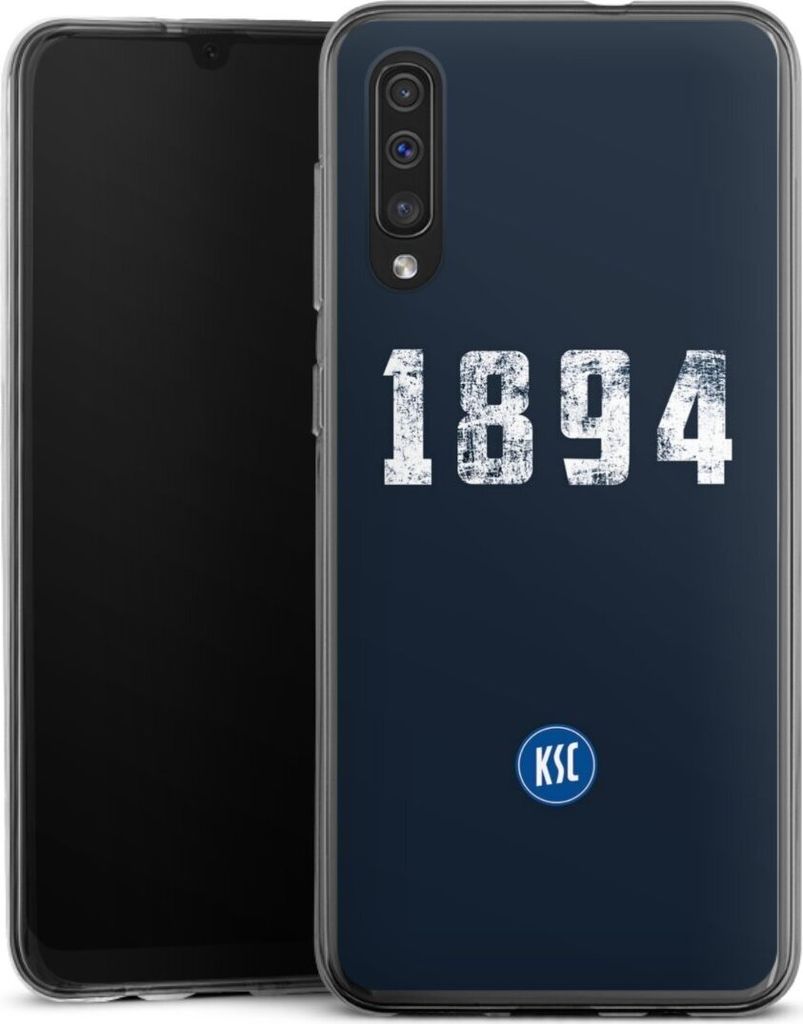 DeinDesign Handyhülle für Samsung Galaxy A30s Silikon Hülle Case Smartphone Schutzhülle Bundesliga KSC Karlsruher SC