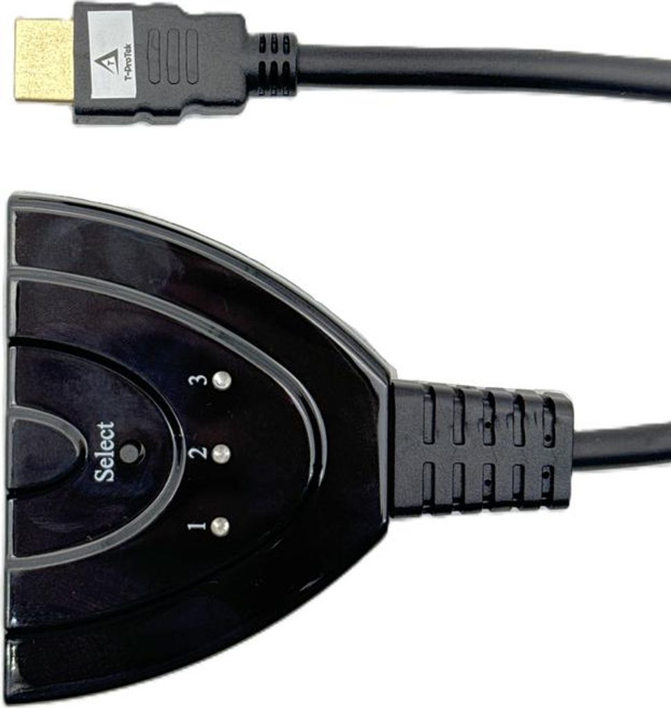 HDMI Splitter 1x3 HDMI Verteiler 3-in-1 Out für Dual Monitor 3D 1080P TV PC