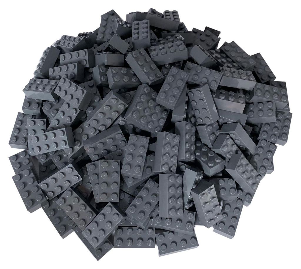 LEGO® Briques 2x4 Gris foncé - 3001 NOUVEAU  Quantité 100x Image du produit 