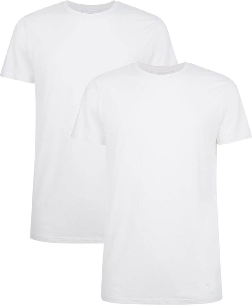 Bamboo Basics T-Shirt Ruben - Optical White - 2-Pack, Farbe:Optical White, Größe:XXL