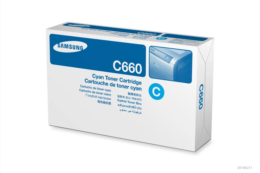 Toner Laser HP Samsung CLP-C660B Cyan évite Traces et Impressions