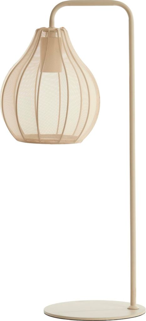 Light & Living - lampa stołowa - Elati - beżowy - tkanina - Zdjęcie produktu 