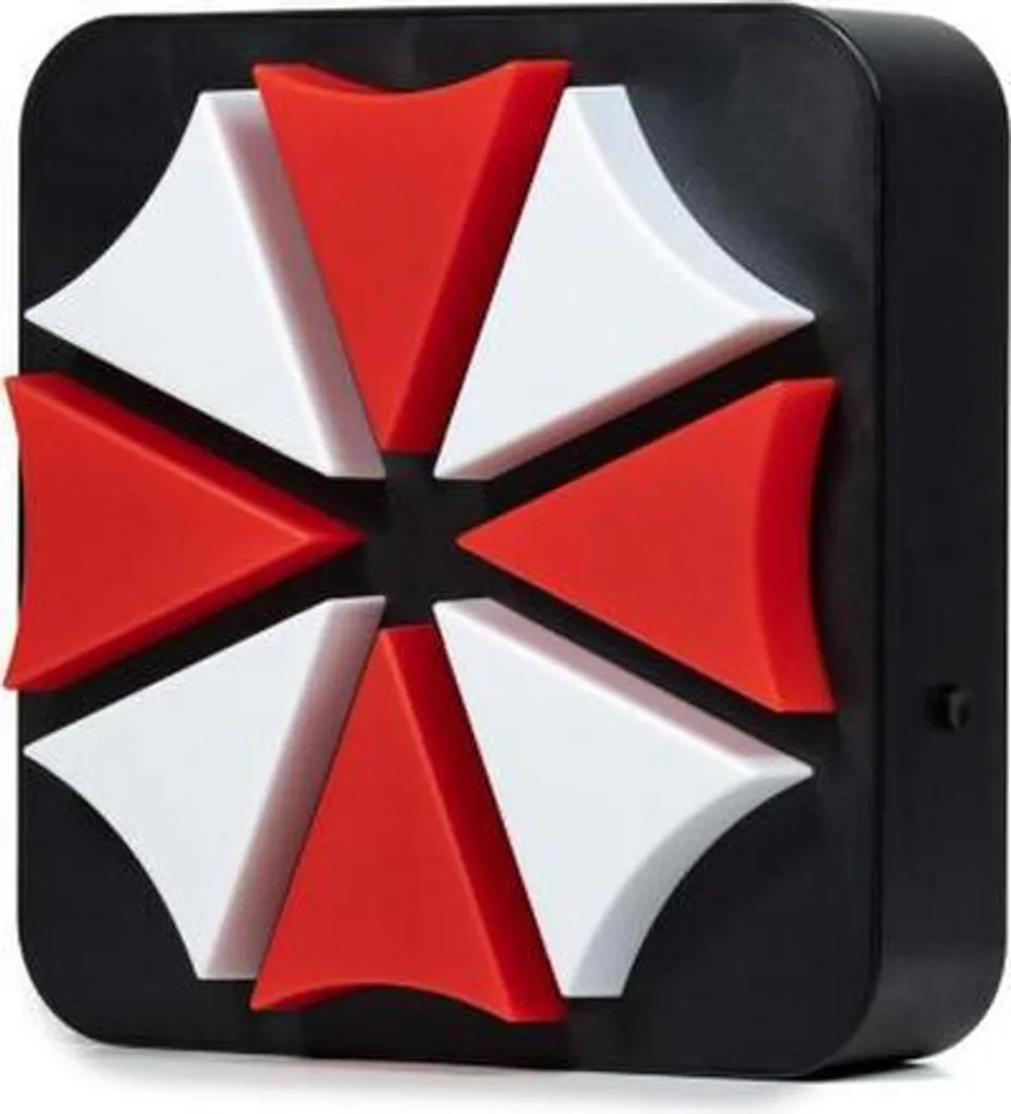 Resident Evil Umbrella Corporation Lampe LED Officielle de Bureau