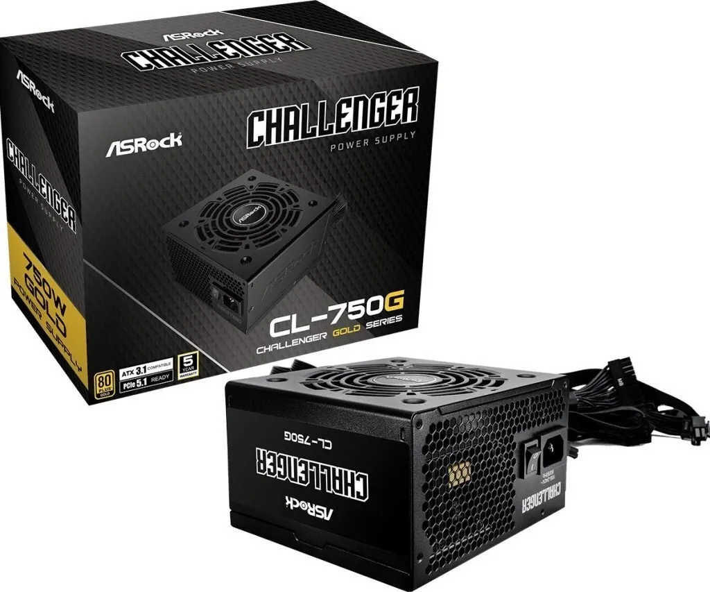 ASROCK Power supply CL-750G 750W 80PLUS GOLD