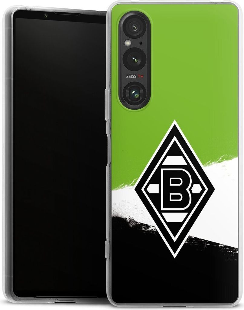 DeinDesign Handyhülle für Sony Xperia 1 V Silikon Hülle Case Smartphone Schutzhülle Borussia Mönchengladbach Offizielles Lizenzprodukt BMG