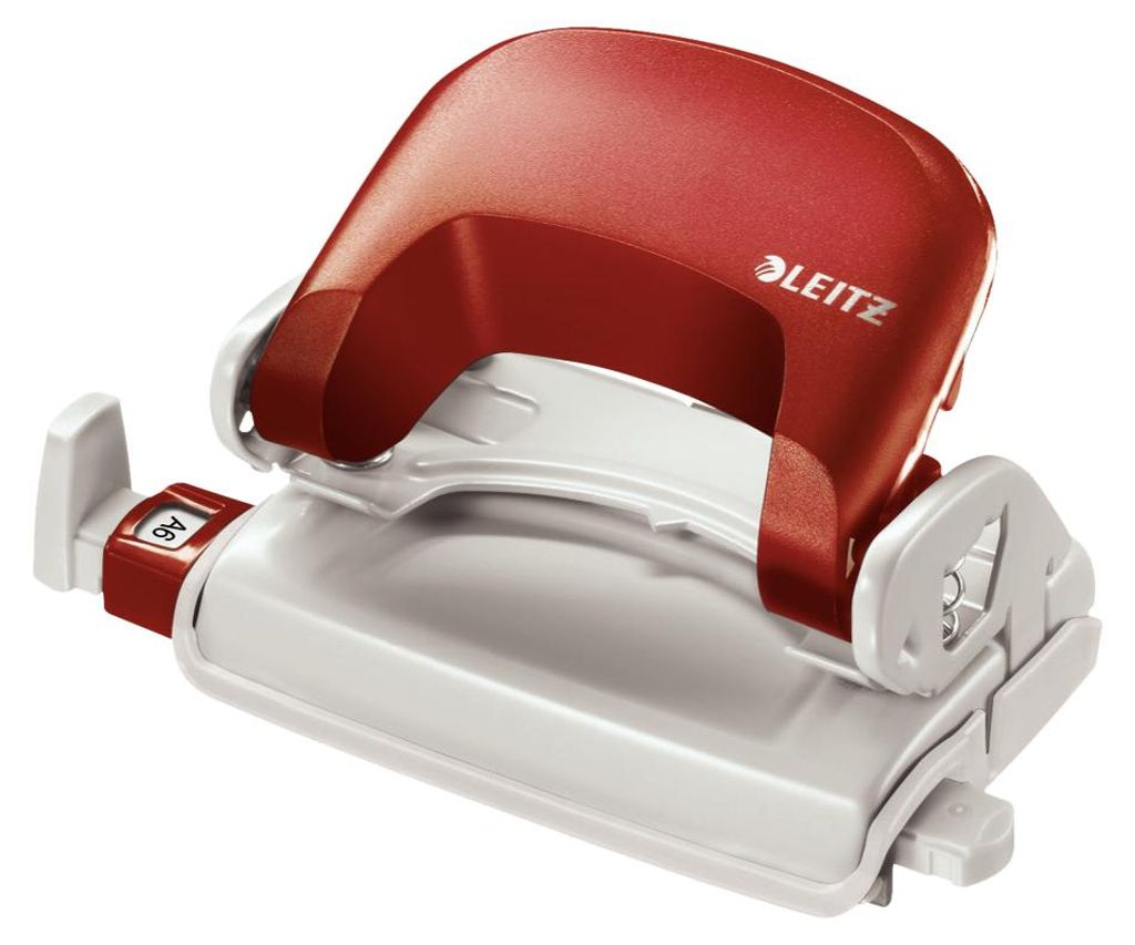 Leitz 50580025, 10 Blätter, Rot, Kunststoff, 8 cm, 5,5 mm, Produktbild 