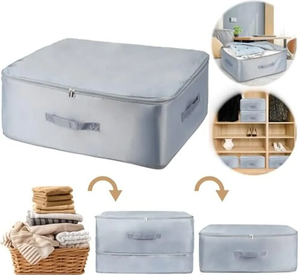 Organizzatore ultra salvaspazio autocompressivo, sacchetti di compressione mobili, sacchetti traspiranti per la conservazione dei piumoni, organizer salvaspazio