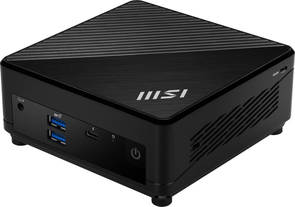 MSI Cubi 5 12M-001BEU - 0.66L sized PC - Mini-PC Barebone - Intel SoC - M.2 - Serial ATA III - Wi-Fi 6E (802.11ax) - 65 W