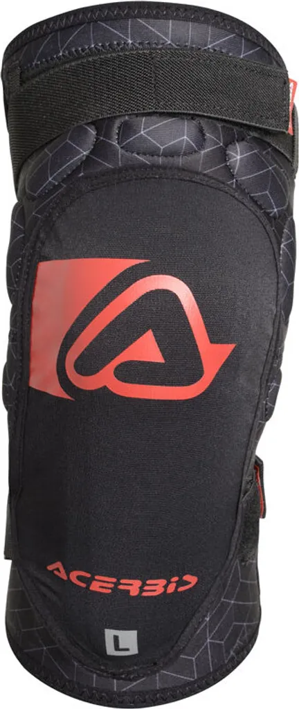 Genouillères Cross Enfant Acerbis Soft pour Protection Moto et VTT Noir