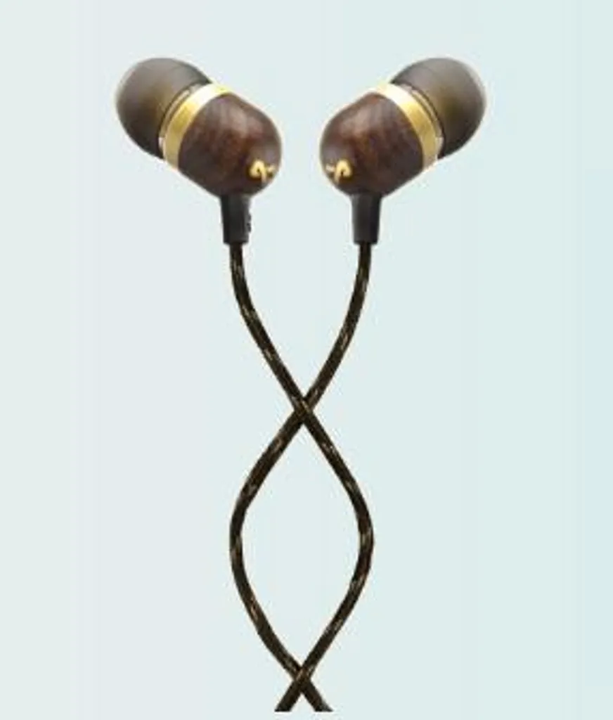 Auricolari Eco-Friendly House Of Marley Smile Jamaica Ottone Legno