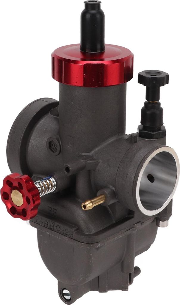 28 mm Hand-Choke-Vergaser, Metall-Vergaser-Baugruppe, Ersatz für Keihin CR80 CR80RB CR85 CR85R