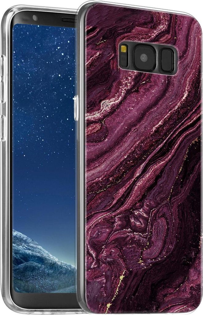 Conie Muster Schutzhülle für Samsung Galaxy S8 Plus Tasche Silikon Case Bild Cover Bumper TPU Hülle als Motiv 4