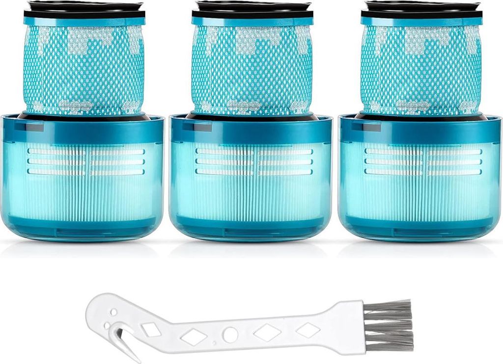 3er-Pack Ersatzfilter für Dyson V15 Detect Complete, V15 Animal, Staubsaugerfilter für Dyson V11 SV14, 3er-Filter-Set, waschbar und wiederverwendbar