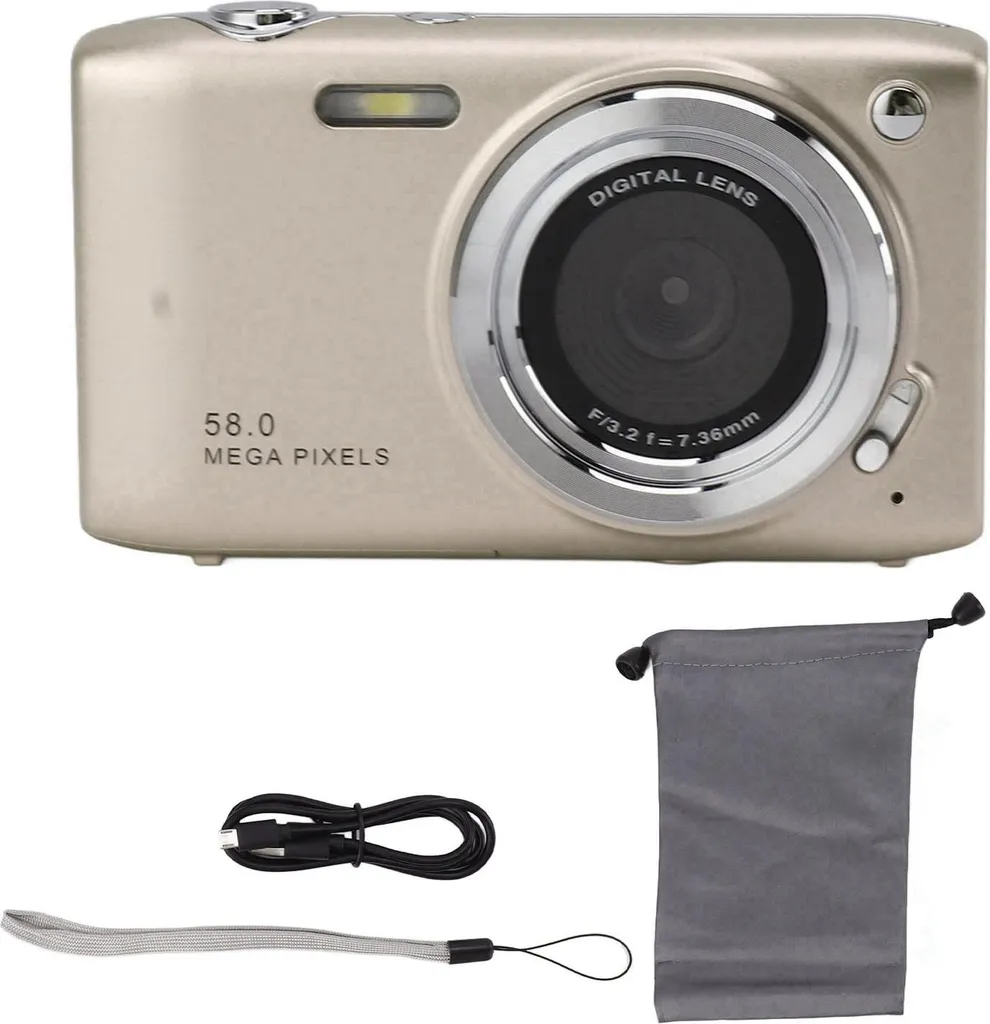 Appareil photo de voyage 4K pour vlog de vacances et photographie