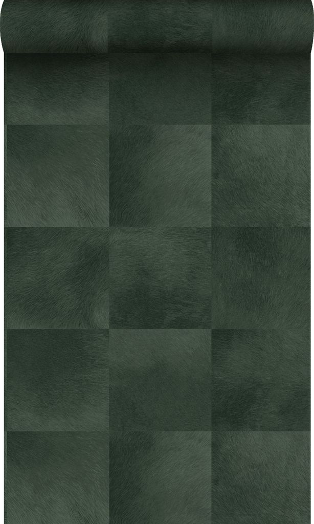 Origin Wallcoverings Tapete Tierhautmuster Dunkelgrün 53 cm Produktbild 