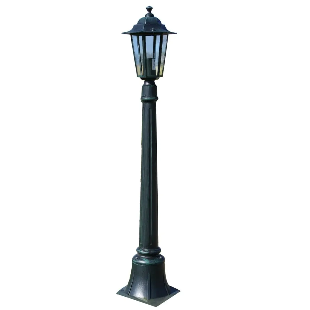 Lampe de jardin Preston 105 cm - Borne d'éclairage extérieur noir mat