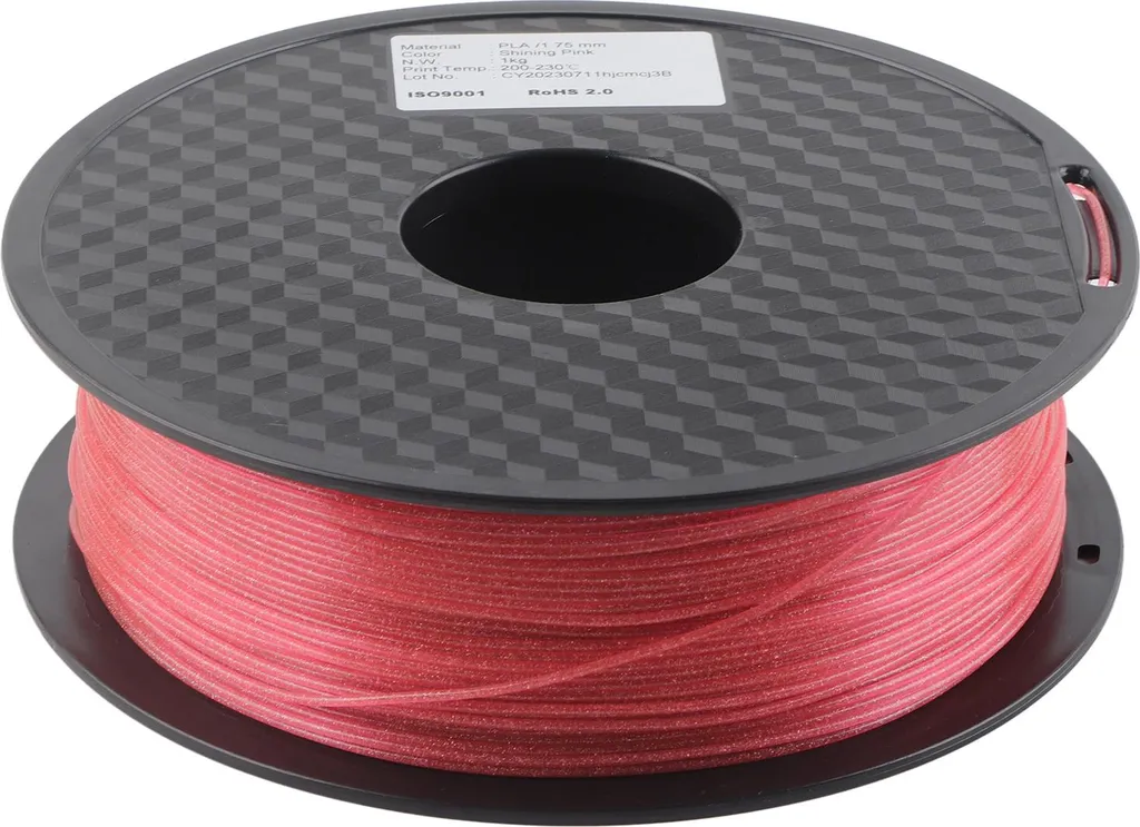 Consommable Impression 3D Filament PLA Rose Pailleté Haute Qualité - 2