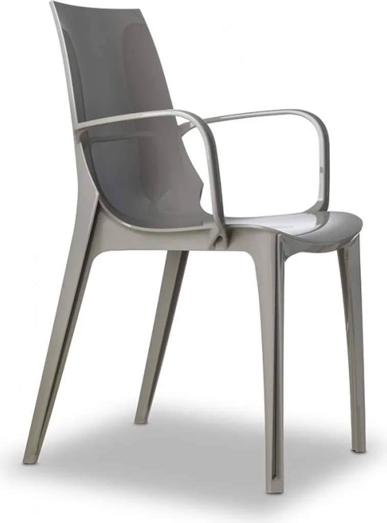 Chaise Scab Vanity Arm design moderne polycarbonate pour cuisine et bar