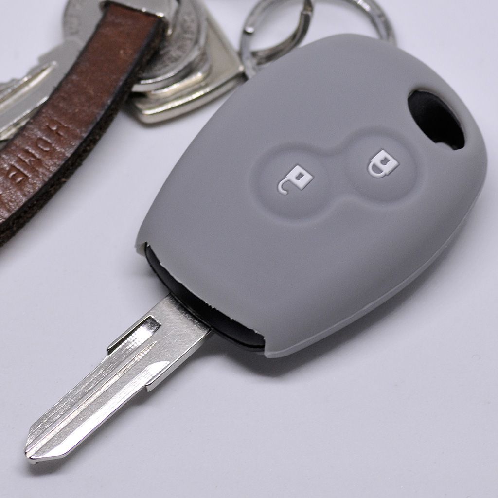 mt-key Schlüsseltasche Autoschlüssel Softcase Silikon Schutzhülle Blau, für Opel  Zafira A Astra G Vauxhall 2 Tasten Funk Fernbedienung