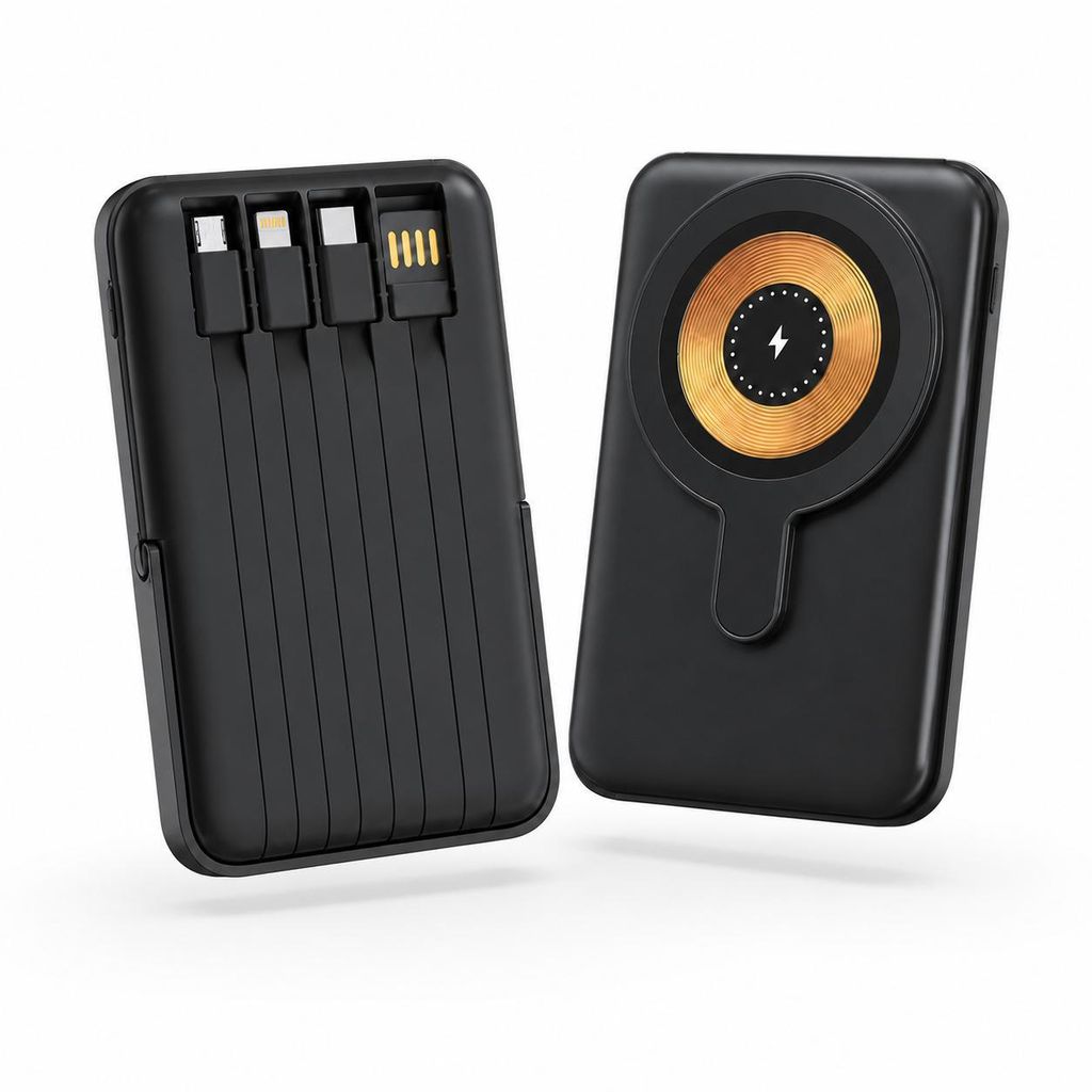 Batterie externe magnétique de 10 000 mAh pour téléphone Image du produit 