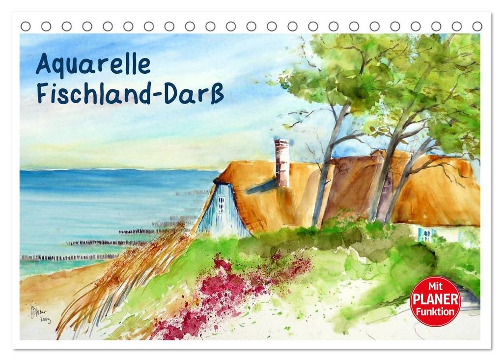Aquarelle - Fischland-Darß (Tischkalender 2027 DIN A5 Produktbild 