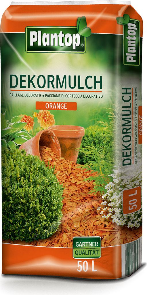Plantop Dekor Mulch orange 50l Produktbild 