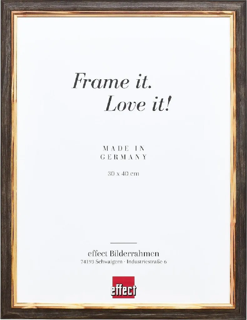 Cornice Legno Marrone Scuro 21x29,7 A4 Profilo 67 Vetro Antiriflesso