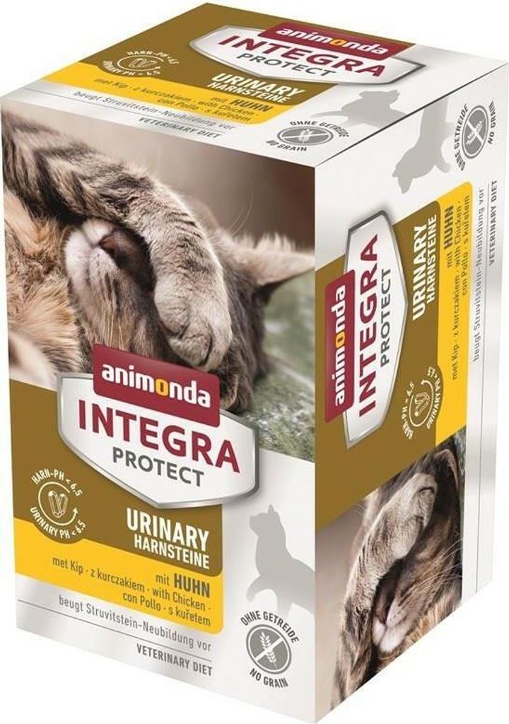 Animonda Integra Protect Adult Urinary Struvitstein mit Huhn 6x100g