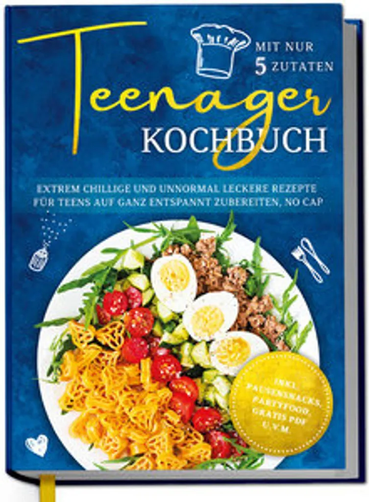 Livre de cuisine ado 5 ingrédients : recettes faciles et PDF inclus