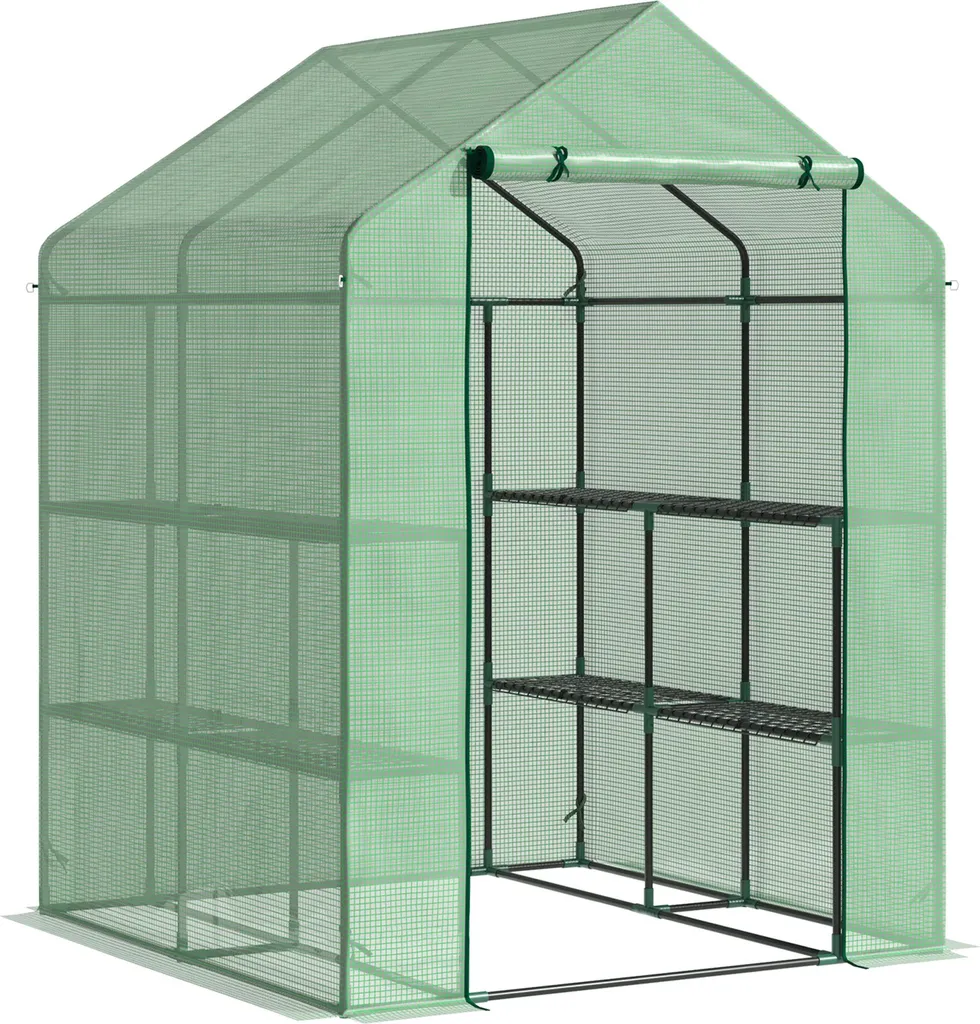 Protégez vos plantes du gel avec cette serre de jardin stable à 8 niveaux