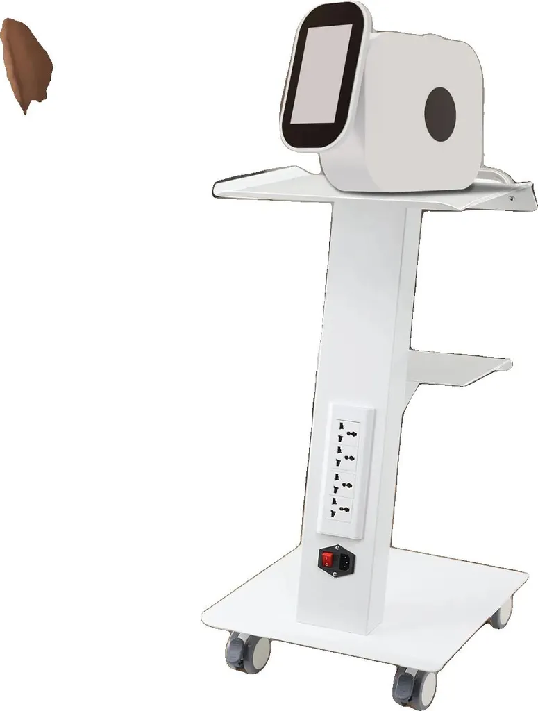 Chariot Médical Mobile 4 Prises pour Équipements Dentaires et Soins