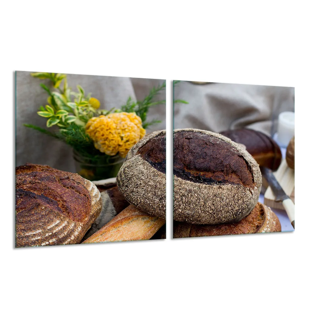Set 2 Coprifornelli Vetro 40x52 Beige | Tagliere Grande e Paraspruzzi - 10