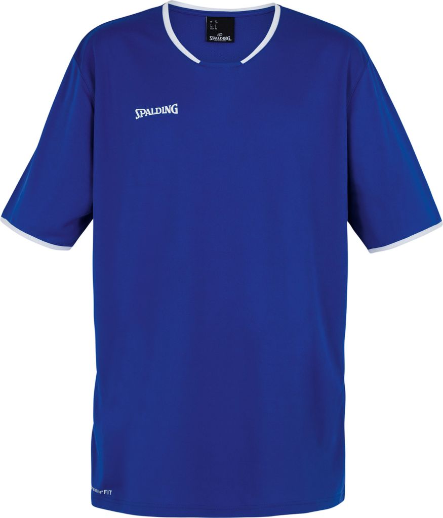 Spalding MOVE SHOOTING SHIRT S/S royal/weiß