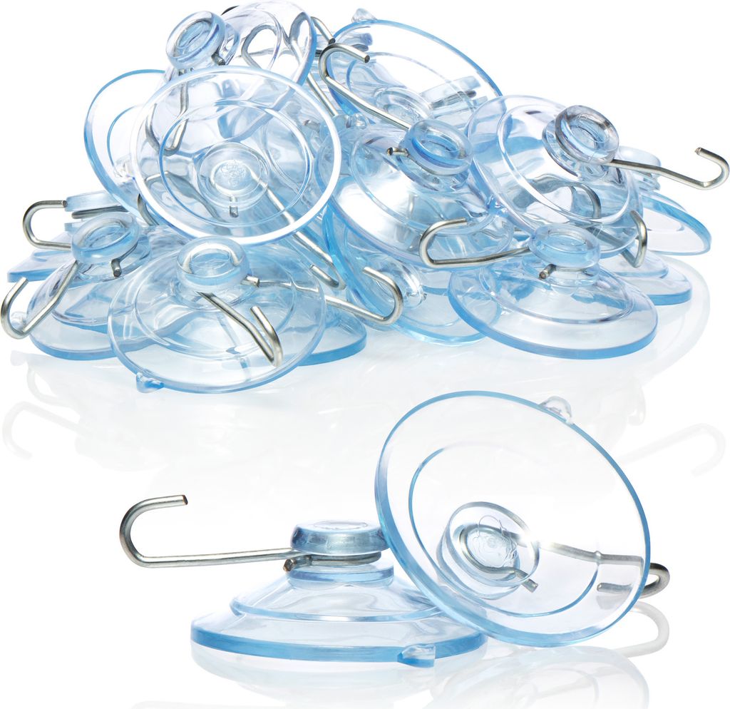 com-four® 20x Saugnapf - Universal Saugnapfhalter mit Produktbild 
