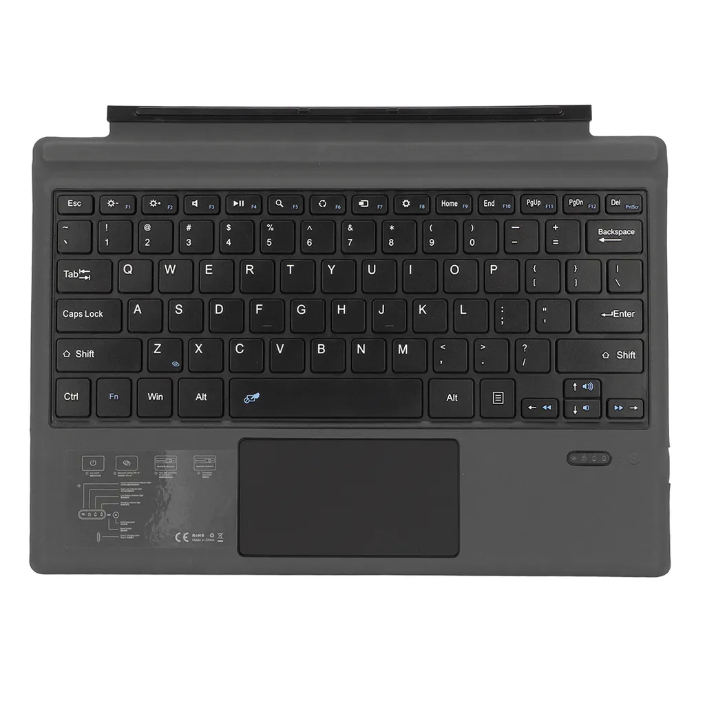 Clavier sans fil Bluetooth avec pavé tactile AZERTY - Connexion Multi-Appareil